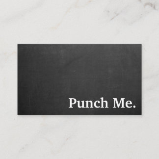 Modern Minimalist Black Chalkboard Loyalty Card