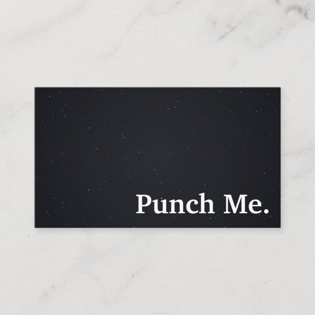 Modern Minimalist Black Chalkboard Loyalty Card (Front)