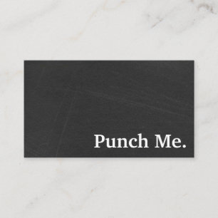 Modern Minimalist Black Chalkboard Loyalty Card