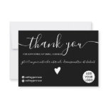 Modern minimalist black on white order thank you Modern minimalist black on white order thank you