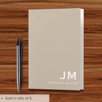 Modern Minimalist Block Monogram