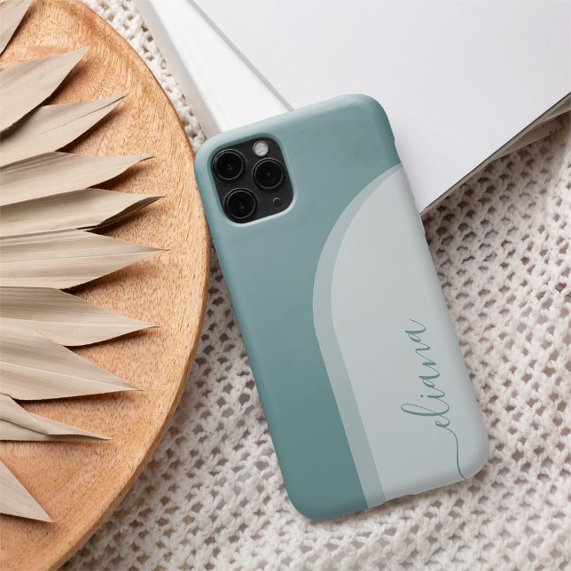 Modern Minimalist Boho Arch Personalized Case-Mate iPhone Case (Creator Uploaded)