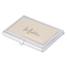 Modern Minimalist Boho Beige Script