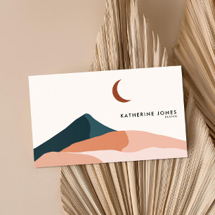 Modern Minimalist Boho Chic Business Card
