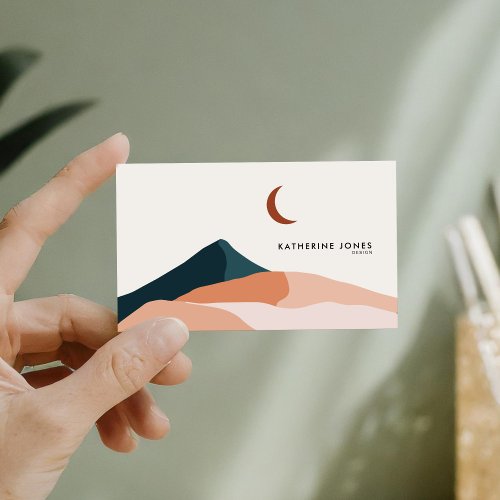 Modern Minimalist Boho Chic Business Card