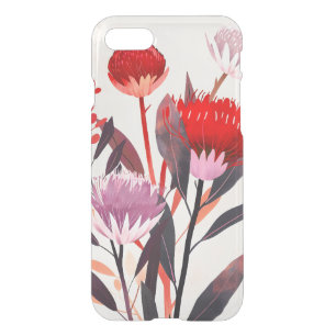 Modern Minimalist Boho Floral Botanical iPhone SE/8/7 Case