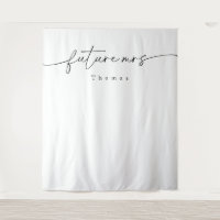 Modern Minimalist Bridal Shower Backdrop