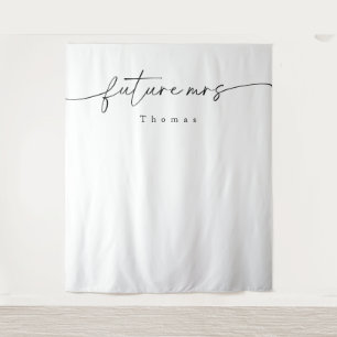 Modern Minimalist Bridal Shower Backdrop