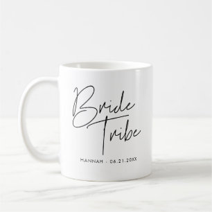 Modern minimalist Bride Tribe Coffee Mug