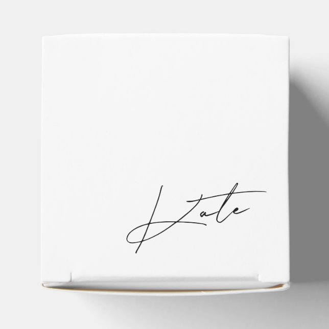 Modern Minimalist Bridesmaid Proposal Box (Top)