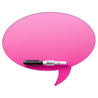 Modern Minimalist Bright Pink Ombre Dry Erase Board