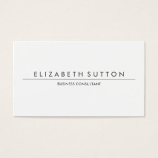 Modern Minimalist | Business Card