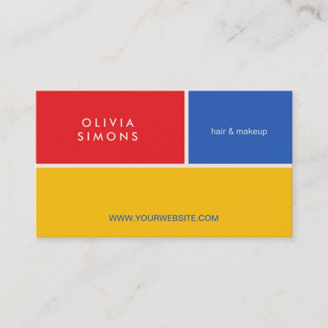 Modern Minimalist Business Card (Front)