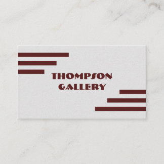Modern Minimalist Business Card