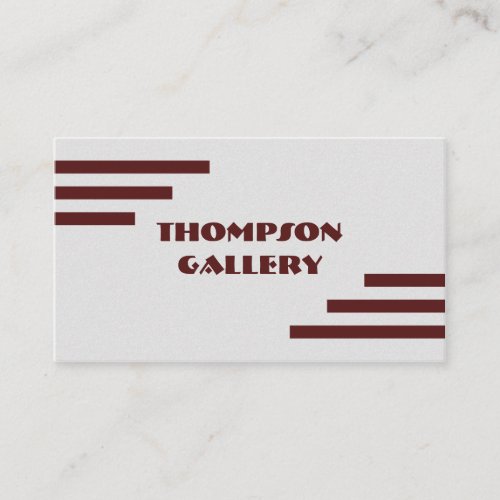 Modern Minimalist Business Card