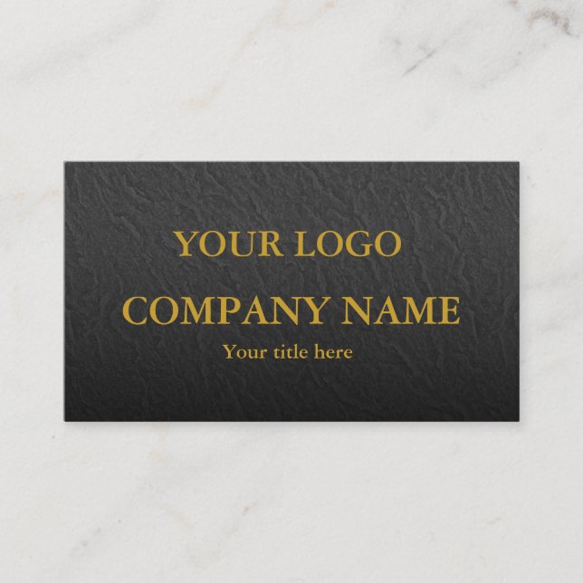 Modern Minimalist Business Card (Front)