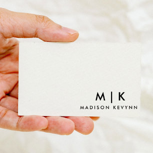 Modern Minimalist Business Card