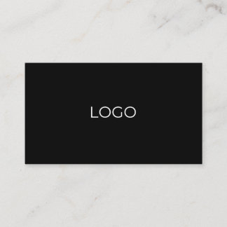 Modern Minimalist Business Card - Customizable Nam