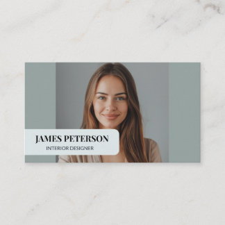 Modern Minimalist Business Card Editable Template
