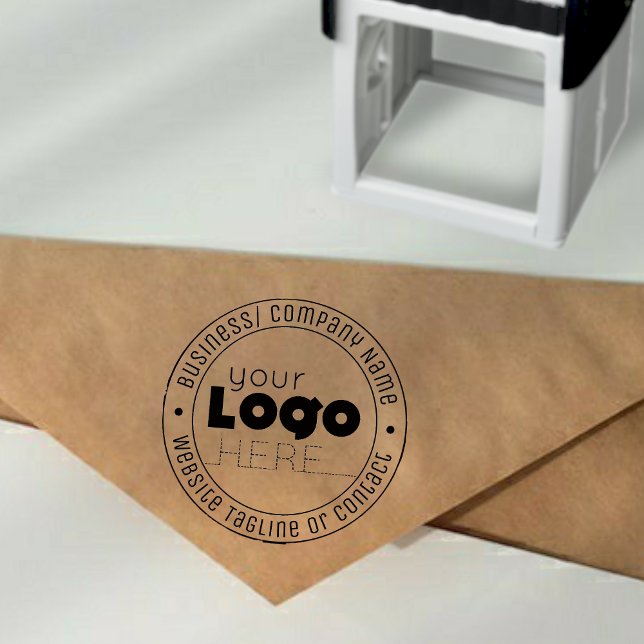 modern minimalist business logo company crest self-inking stamp (Creator Uploaded)