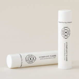 Modern Minimalist Business Logo Corporate Giveaway Lip Balm