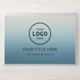 Modern Minimalist Business Logo HP Laptop Skin