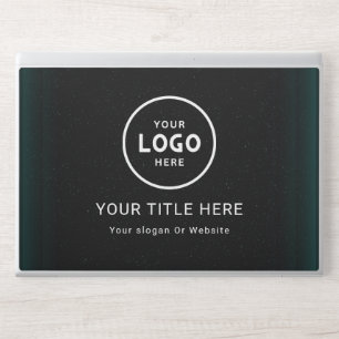 Modern Minimalist Business Logo HP Laptop Skin
