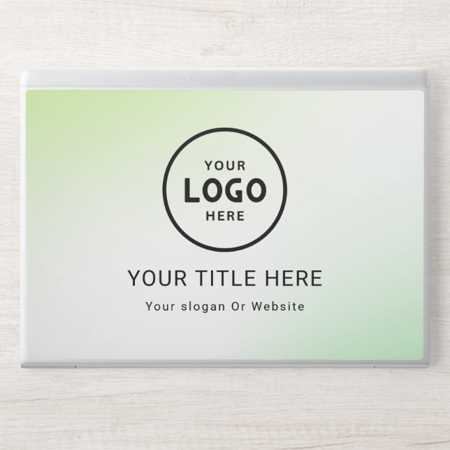Modern Minimalist Business Logo HP Laptop Skin (Front)