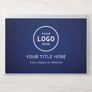 Modern Minimalist Business Logo HP Laptop Skin