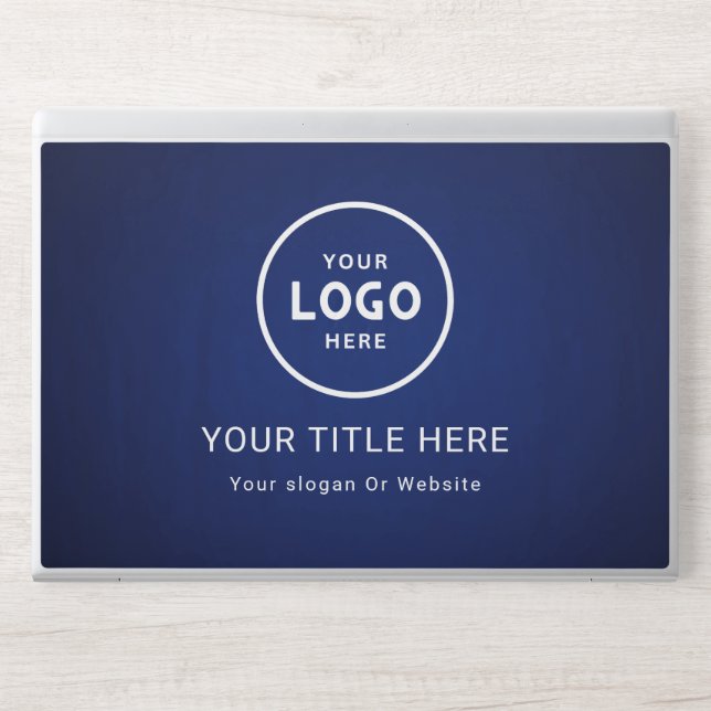 Modern Minimalist Business Logo HP Laptop Skin (Front)