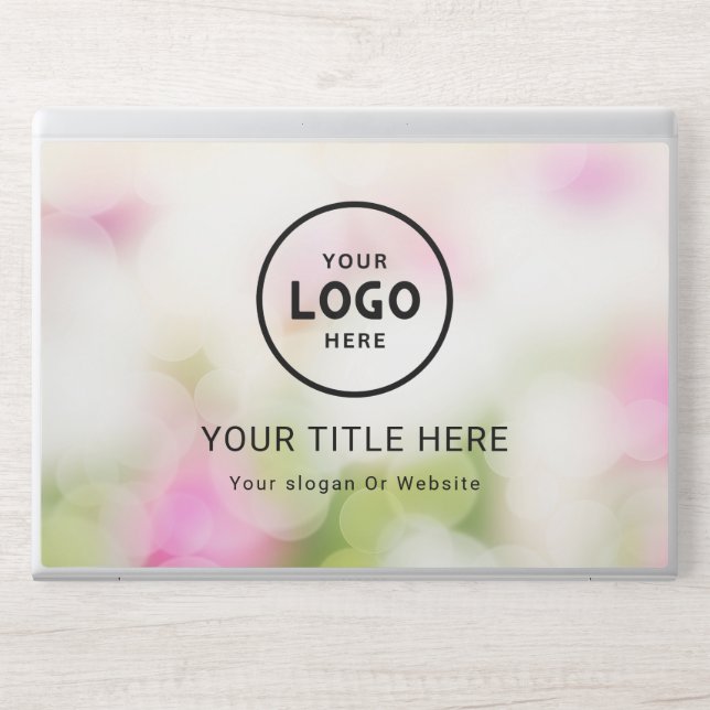 Modern Minimalist Business Logo HP Laptop Skin (Front)
