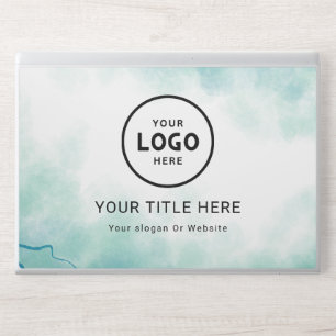 Modern Minimalist Business Logo HP Laptop Skin