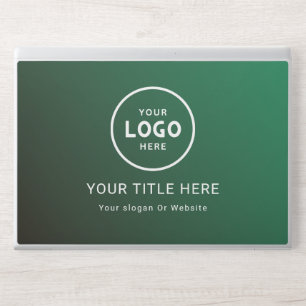 Modern Minimalist Business Logo HP Laptop Skin
