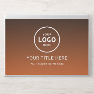 Modern Minimalist Business Logo HP Laptop Skin