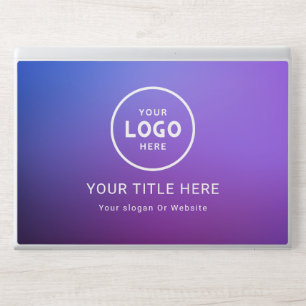 Modern Minimalist Business Logo HP Laptop Skin