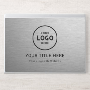 Modern Minimalist Business Logo HP Laptop Skin
