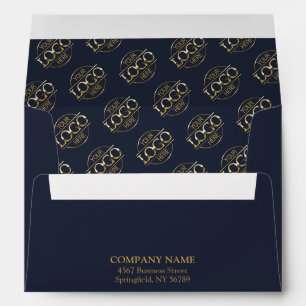 Modern Minimalist Business Logo Return Address Envelope
