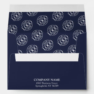 Modern Minimalist Business Logo Return Address Envelope