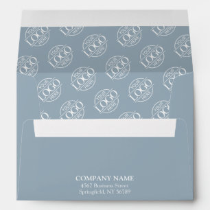 Modern Minimalist Business Logo Return Address Envelope