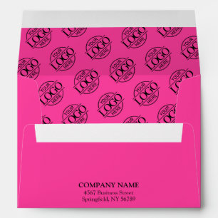 Modern Minimalist Business Logo Return Address Envelope
