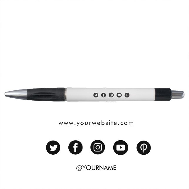 Modern Minimalist Business Website Social Media Pen (Creator Uploaded)