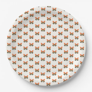Modern Minimalist Butterfly Paper Plates