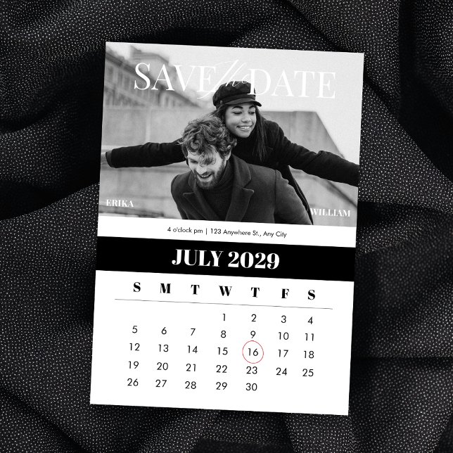 Modern minimalist calender  save the date (Creator Uploaded)