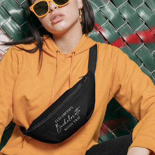 Modern Minimalist Calligraphy Bachelorette Fanny Pack