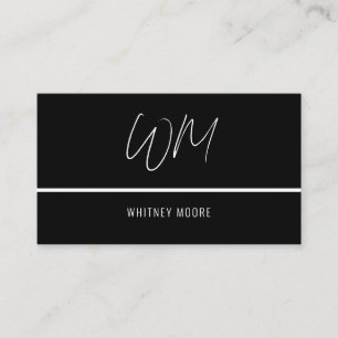 Modern Minimalist Calling Card