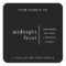 Modern Minimalist Candle Packaging Label Black
