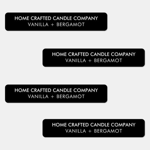 Modern Minimalist Candle Tamper_Proof Seal Labels