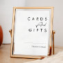 Modern Minimalist Cards and Gifts Sign