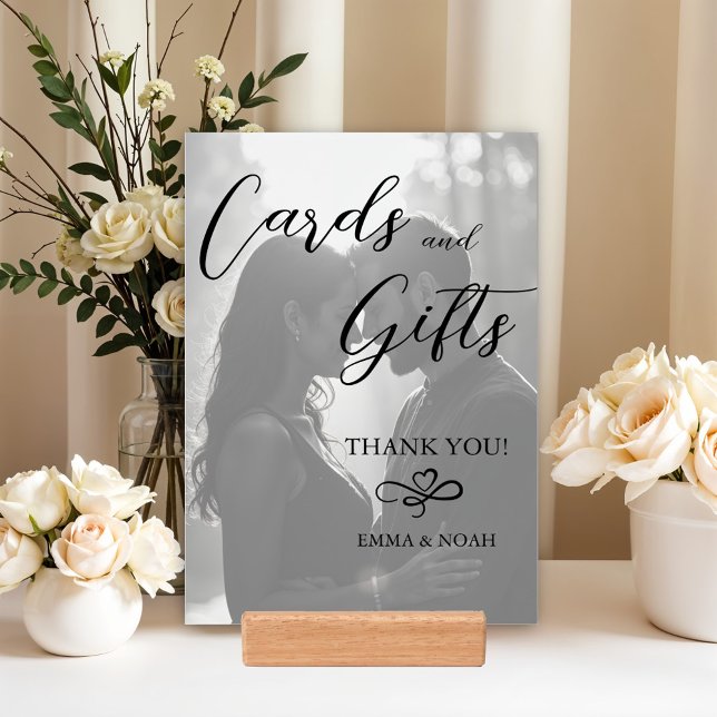 Modern Minimalist Cards and Gifts Wedding  Holder (Creator Uploaded)