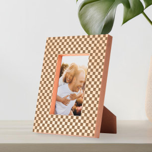 Modern Minimalist Checkered Engraved Frames